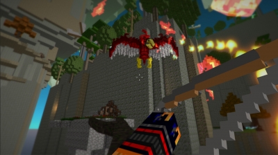 Screen ze hry Block Survival: Legend of the Lost Islands