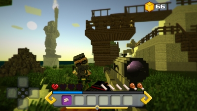 Screen ze hry Block Survival: Legend of the Lost Islands