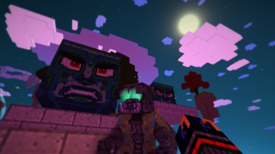 Screen ze hry Block Survival: Legend of the Lost Islands
