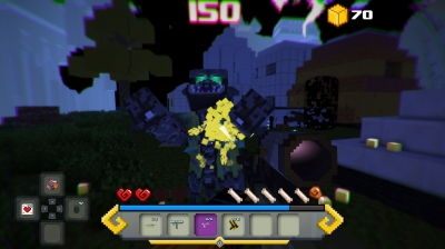 Screen ze hry Block Survival: Legend of the Lost Islands