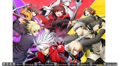 Screen ze hry BlazBlue Cross Tag Battle