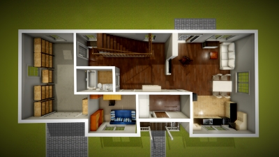 Screen ze hry House Flipper