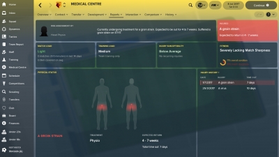 Screen ze hry Football Manager 2018