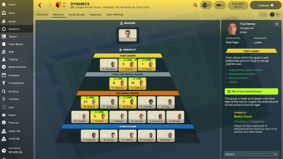 Screen ze hry Football Manager 2018
