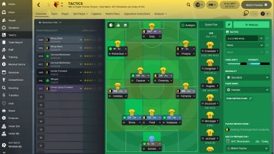 Screen ze hry Football Manager 2018