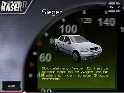 Screen ze hry Autobahn Raser II