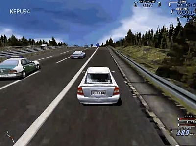 Screen ze hry Autobahn Raser II