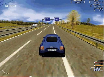 Screen ze hry Autobahn Raser II