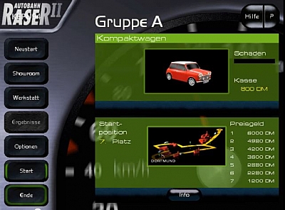 Screen ze hry Autobahn Raser II