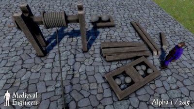 Screen ze hry Medieval Engineers