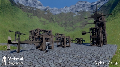 Screen ze hry Medieval Engineers