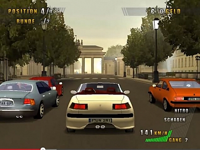 Screen ze hry Autobahn Raser IV: Mit Vollgas durch die Innenstadt