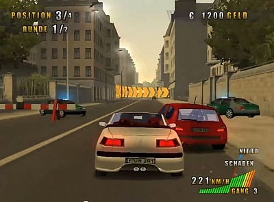 Screen ze hry Autobahn Raser IV: Mit Vollgas durch die Innenstadt