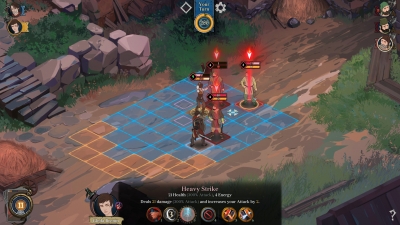 Screen ze hry Ash of Gods: Redemption
