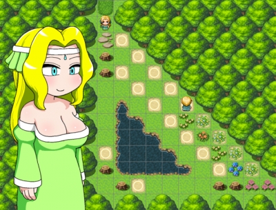 Screen ze hry Forest Goddess and Flower Magician