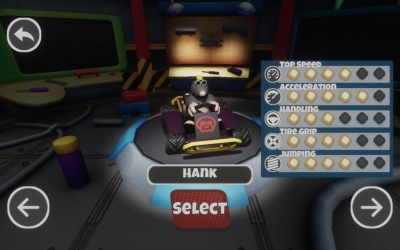Screen ze hry Moorhuhn Kart