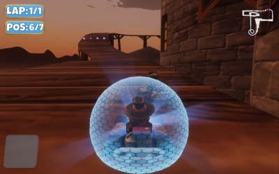 Screen ze hry Moorhuhn Kart