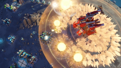 Screen ze hry Planetary Annihilation: Titans