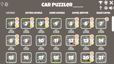 Screen ze hry Car Puzzler