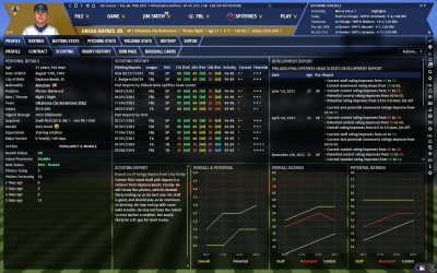 Screen ze hry Out of the Park Baseball 19