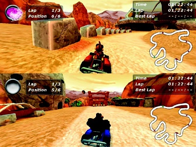 Screen Crazy Chicken Kart 3