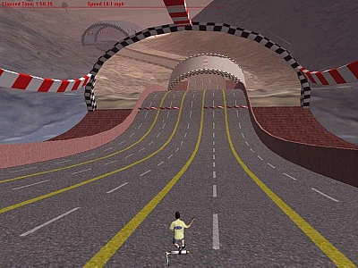 Screen ze hry 3D Scooter Racing
