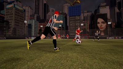Screen ze hry VRFC Virtual Reality Football Club