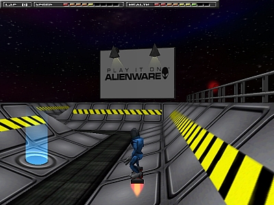 Screen ze hry Alien Racer