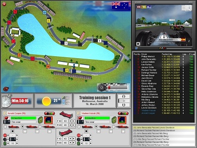 Screen Racing Team Manager