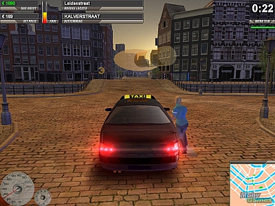 Screen ze hry Amsterdam Taxi Madness