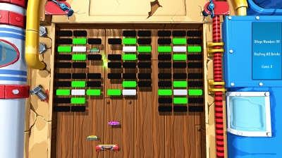 Screen ze hry Glaive: Brick Breaker