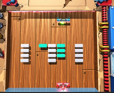 Screen ze hry Glaive: Brick Breaker