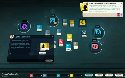 Screen ze hry Cultist Simulator