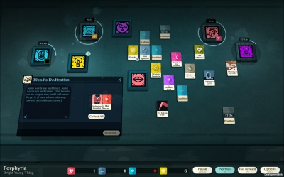 Screen ze hry Cultist Simulator