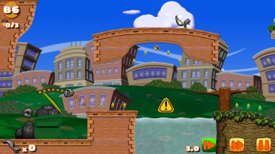 Screen ze hry Psycho Squirrels
