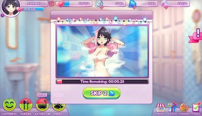 Screen ze hry Pocket Waifu
