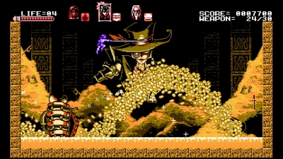 Screen ze hry Bloodstained: Curse of the Moon