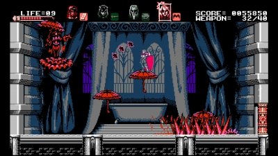 Screen ze hry Bloodstained: Curse of the Moon
