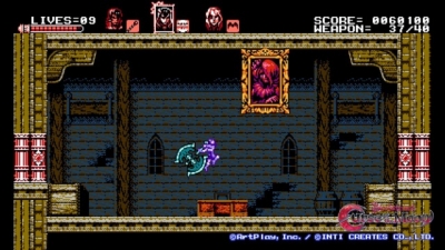 Artwork ke he Bloodstained: Curse of the Moon