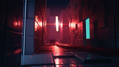 Screen ze hry Q.U.B.E. 2