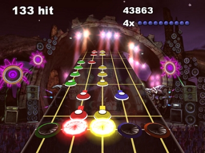 Screen ze hry Frets on Fire