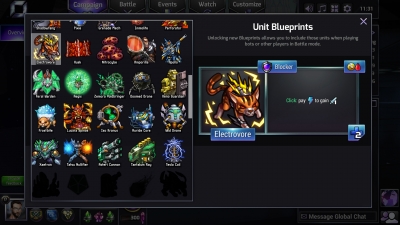 Screen ze hry Prismata