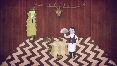 Screen ze hry The Franz Kafka Videogame