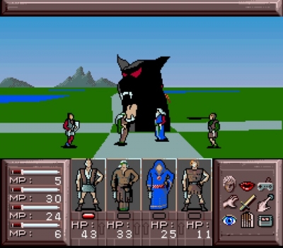 Screen ze hry Drakkhen