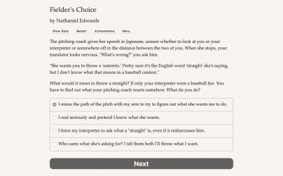 Screen ze hry The Fielders Choice