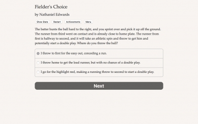 Screen ze hry The Fielders Choice