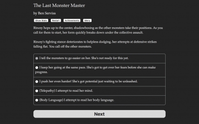 Screen ze hry The Last Monster Master