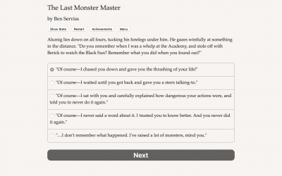 Screen ze hry The Last Monster Master