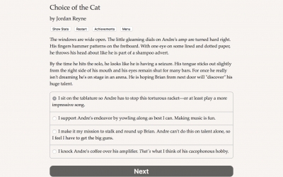 Screen ze hry Choice of the Cat