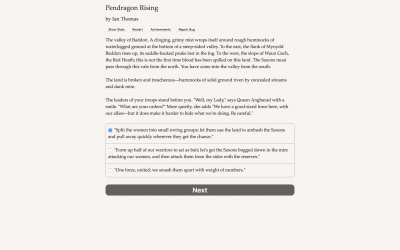 Screen ze hry Pendragon Rising